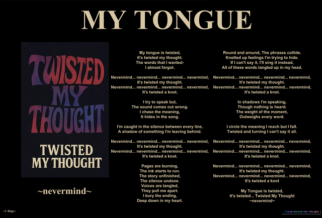 ~1~ilogy~ Twisted My Thought ~Track Poster ~lyrics (2)